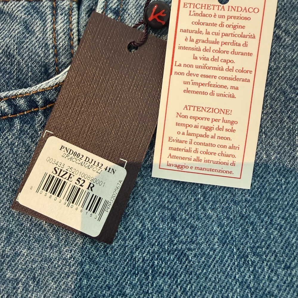 Isaia Spacca Napoli Denim Jeans - Picture 10 of 11